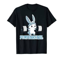 Pumpernickel - Fitness Häschen Osterhase Gym Kaninchen T-Shirt von Muskel Häschen Ostern Fitness Squats Geschenk