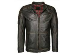 Lederjacke MUSTANG "31019251" Gr. M, braun Herren Jacken Übergangsjacken von Mustang