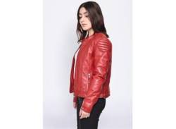 Lederjacke MUSTANG "31020257" Gr. S, rot (red) Damen Jacken Lederjacken von Mustang