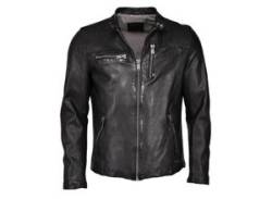 Lederjacke MUSTANG "31021310" Gr. M, schwarz (black) Herren Jacken Übergangsjacken von Mustang