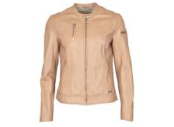 Lederjacke MUSTANG "31021326" Gr. S, rosa (powder) Damen Jacken Lederjacken von Mustang