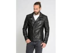 Lederjacke MUSTANG "31022123" Gr. XXL, schwarz (black) Herren Jacken Übergangsjacken von Mustang