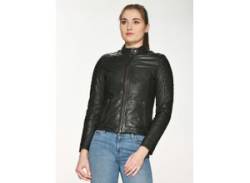 Lederjacke MUSTANG "Larry" Gr. XXL, schwarz (black) Damen Jacken Lederjacken von Mustang