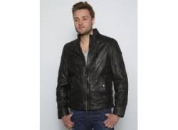 Lederjacke MUSTANG "Terence" Gr. L, schwarz (black) Herren Jacken Übergangsjacken von Mustang