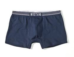 Mustang Herren Boxershorts Retropants 3er-Pack, Größe:XXL, Farbe:Navy Bambus von Mustang