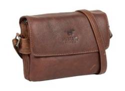 Schultertasche MUSTANG "Catania" Gr. B/H/T: 18 cm x 15 cm x 4 cm, braun (brown) Damen Taschen Handtaschen von Mustang