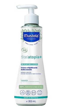 Mustela Stelatopia+ - Crema Relipidante e Anti-Prurito BIO Pelle Atopica, 300ml von Mustela