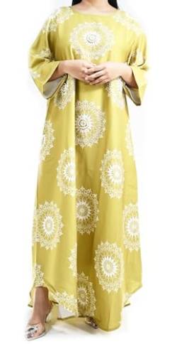 Musuly gelbe Abaya für Frauen (XL=40) von Musuly