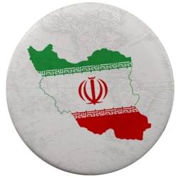 Anstecknadel Iranischer Flagge, Brosche Iranischer Flagge, Abzeichen, Souvenir, Anstecknadel Für Hut, Kleidung, Rucksack von Muteitt