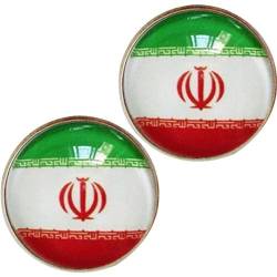 Anstecknadel Iranischer Flagge, Brosche Iranischer Flagge, Abzeichen, Souvenir, Anstecknadel Für Hut, Kleidung, Rucksack von Muteitt