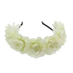 Braut-Stirnbänder mit Blumenmuster, Blumengirlanden, Haarkranz, Brautblume für Hochzeit, Blumenstirnbänder für Damen von Mxming