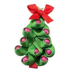 Niedliche Weihnachtsbaum-Haarnadeln, heiße Mädchen, Glitzer, Weihnachtsbaum-Haarspange, Festival-Haarspange für Damen, Pferdeschwanz, Haarspange für Damen, dünnes/dickes Haar, Haarspange für Damen, von Mxming