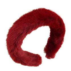 PlushHeadband Faux Stirnband Make Up Hautpflege Stirnband PlushHair Hoop PlushHairband Stirnband Zum Waschen Des Gesichts Stirnband von Mxming