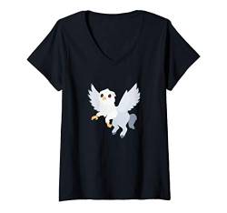 Damen Hippogreif T-Shirt mit V-Ausschnitt von My Beautiful Animals