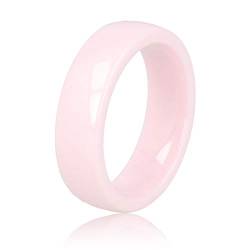 My Bendel - Keramikring rosa 6mm- Keramikring für Frauen - Ring ist unzerbrechlich und verfärbt sich nicht - Bleibt glänzend und krazt nicht - mit Luxuriösen Geschenkverpackung von My Bendel
