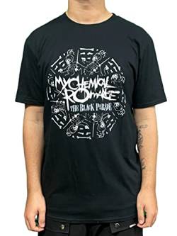 My Chemical Romance T Shirt Circle March Band Logo Nue offiziell Herren Schwarz von My Chemical Romance