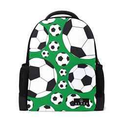 My Daily Fußball-Rucksack, 35,6 cm (14 Zoll), Laptop-Tagesrucksack, Büchertasche für Reisen, Uni, Schule, Mehrfarbig, EinheitsgröÃŸe von My Daily