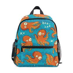 My Daily Kinder-Rucksack, Oktopus, lustige Cartoon-Kindergarten-Taschen für Vorschulkinder, Mehrfarbig von My Daily