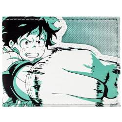 My Hero Academia Deku One for All Geldbörse/Geldbeutel Bi-Fold Ausweis- & Kartenhalter, Grün von My Hero Academia