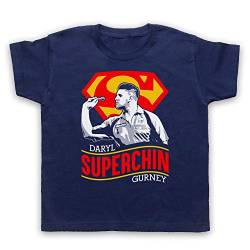 My Icon Art & Clothing Daryl Gurney Superchin Darts Tribute Northern Irish Player Kinder T-Shirt, Ultramarinblau, 9-11 Jahren von My Icon Art & Clothing