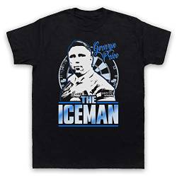 My Icon Art & Clothing Gerwyn Price The Iceman Darts Tribute Welsh Player Herren T-Shirt, Schwarz, Medium von My Icon Art & Clothing