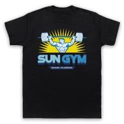 My Icon Art & Clothing Pain Gain Sun Gym Bodybuilding Logo Film Herren T-Shirt, Schwarz, 2XL von My Icon Art & Clothing