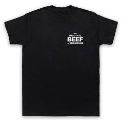 The Bear Original Beef of Chicagoland Staff Uniform Herren T-Shirt, Schwarz, 2XL von My Icon Art & Clothing