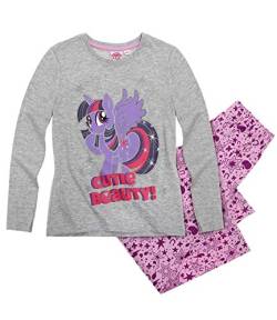 My Little Pony Offizielles Lizenzprodukt langärmeliger Schlafanzug für Kinder und Mädchen im Alter von 2–10 Jahren Gr. 128 cm, Design 55 von My Little Pony