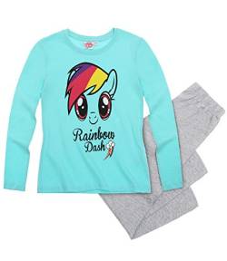 My Little Pony Offizielles Lizenzprodukt langärmeliger Schlafanzug für Kinder und Mädchen im Alter von 2–10 Jahren Gr. 134 cm, Design 56 von My Little Pony