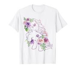 My Little Pony Original Retro Floral Pony Outline T-Shirt von My Little Pony