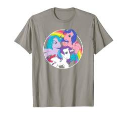 My Little Pony Retro Rainbow Unicorn Pony Circle T-Shirt von My Little Pony