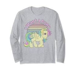 My Little Pony Skydancer I Want A Pony Vintage Stripes Langarmshirt von My Little Pony