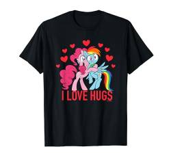 My Little Pony Valentinstag Pinkie Pie Rainbow Dash Hugs T-Shirt von My Little Pony