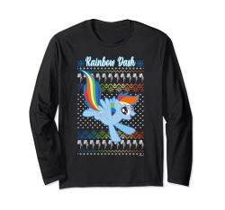 My Little Pony Weihnachten Rainbow Dash Ugly Sweater Langarmshirt von My Little Pony