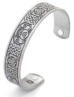 Keltischer Knoten Claddagh-Armband Magnettherapie Gesundheit Armreif Geschenk Schmuck für Damen/Herren von My Shape