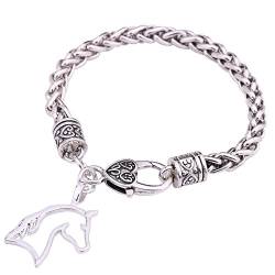 My Shape Pferdekopf Weizenkette Armband Best for Cowgirl Teen Girls Reitsport Geburtstag Geschenk Schmuck von My Shape