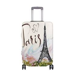MyDaily Eiffelturm Vintage Gepäckabdeckung passend für 45,7-81,3 cm Koffer, Spandex Reiseschutz von MyDaily