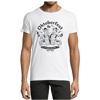 MyDesign24 T-Shirt Herren Fun Shirt - Trinkshirt Oktoberfest T-Shirt It´s Beer Season Baumwollshirt mit Aufdruck Regular Fit, i324 von MyDesign24