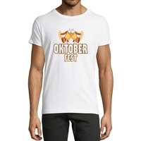 MyDesign24 T-Shirt Herren Party Shirt - Oktoberfest T-Shirt Baumwollshirt mit Aufdruck Regular Fit, i327 von MyDesign24