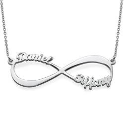 MYKA Infinity - Unendlich Namenskette (Silber) von MyNameNecklace