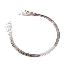 10 Stück 5 mm blanko einfarbige Metall-Stirnbänder für DIY-Haar-Accessoires, Basteln, Haarreifen aus Metall von Myazs