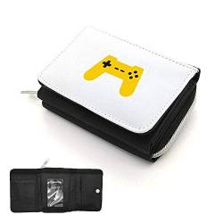 Mygoodprice Brieftasche mit Klappdeckel Geldbörse Gamepad Videospiel, Schwarz , one size, Klassisch von Mygoodprice