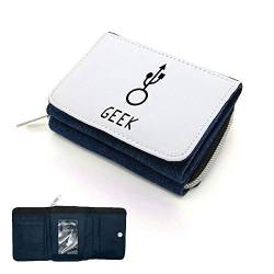 Mygoodprice Geldbörse mit Klappdeckel, Geldbörse, Geek USB, Jean, one size, Klassisch von Mygoodprice