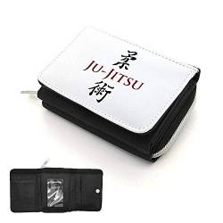 Mygoodprice Geldbörse mit Klappdeckel, Jujitsu, japanisches Schreiben, Schwarz , one size von Mygoodprice