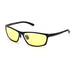 Myiaur Nachtsichtbrille Autofahren Sport Stil Polarisiert für Herren mit Ultra Leicht Metallrahmens Entspiegelten Sonnenbrillen - UVA UVB Schut von Myiaur