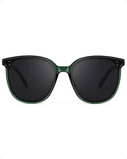 Myiaur Polarisierte Sonnenbrille Damen Trendige Große Gläser mit UV400 Schutzlinsen Outdoor-Aktivitäten Mode Brille von Myiaur