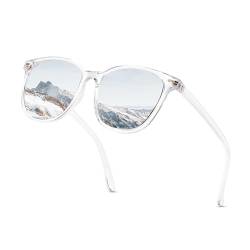 Myiaur Polarisierte Sonnenbrillen Damen Groß, UV400 Schutz Brille Klassische Verspiegelte Sonnenbrille von Myiaur