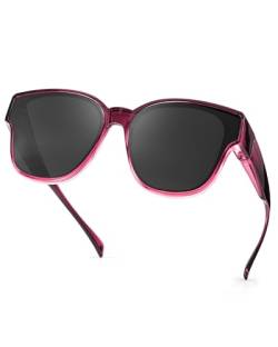Myiaur Polarisierte Überbrille UV 400 Schutz für Damen M8001 von Myiaur