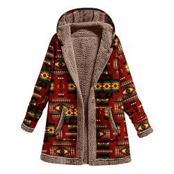 Damen Teddy Lang Winterjacke Jacke Mantel Kapuzenjacke Wintermantel Teddymantel mit Kapuze Fleecejacke Plüschmantel Mädchen Schwarz Fleecemantel Plüschjacke Herbstjacke Fleece Plüsch Mantel Herbst von Mymyguoe