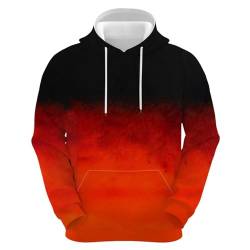 Mymyguoe Hoodie Herren Gradient Kapuzenpullover Herbst Winter Sweatshirt Kapuzenjacke Kapuzenpulli Jacke Kapuzenpullover Sweatjacke Casual Oberteil Outdoor Verdickte Trainingsjacke Windjacke von Mymyguoe